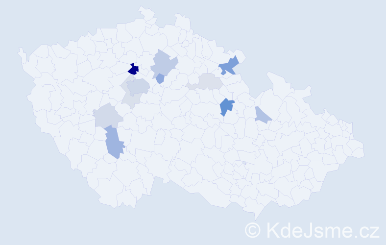 Příjmení: 'Basaraba', počet výskytů 34 v celé ČR