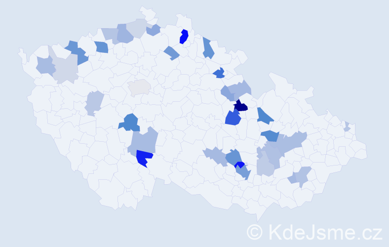 Příjmení: 'Süsserová', počet výskytů 86 v celé ČR