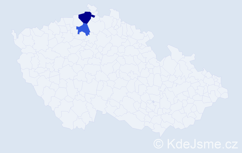 Příjmení: 'Labazanov', počet výskytů 3 v celé ČR