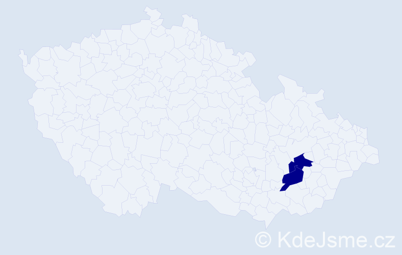 Příjmení: 'Sayderová', počet výskytů 2 v celé ČR