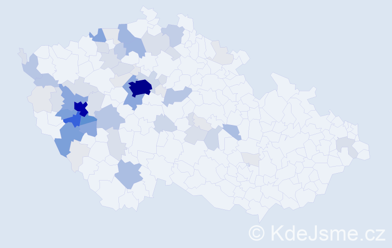 Příjmení: 'Baumruk', počet výskytů 286 v celé ČR