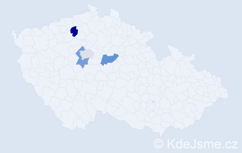 Příjmení: 'Ivakhnenko', počet výskytů 4 v celé ČR