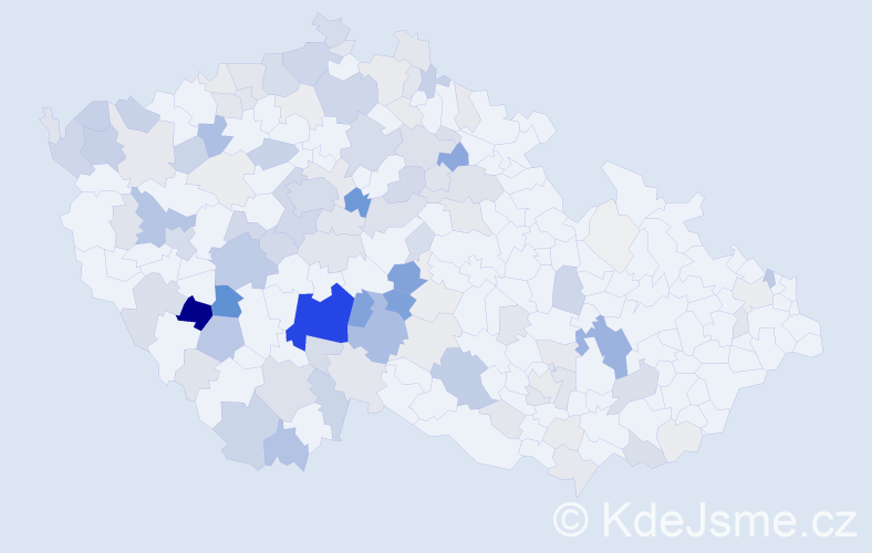 Příjmení: 'Makovec', počet výskytů 501 v celé ČR