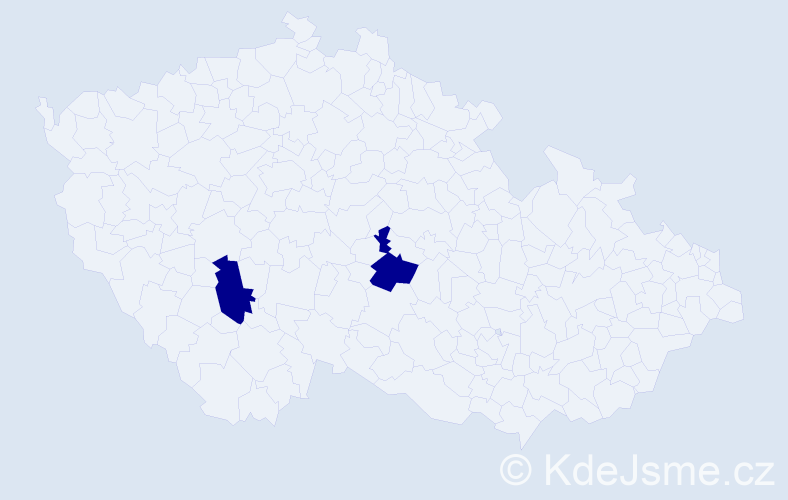Příjmení: 'Vincensová', počet výskytů 4 v celé ČR