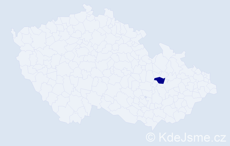 Příjmení: 'Meulemanová', počet výskytů 1 v celé ČR
