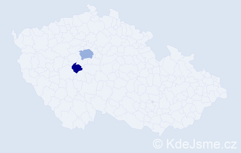 Příjmení: 'Ziebikerová', počet výskytů 7 v celé ČR