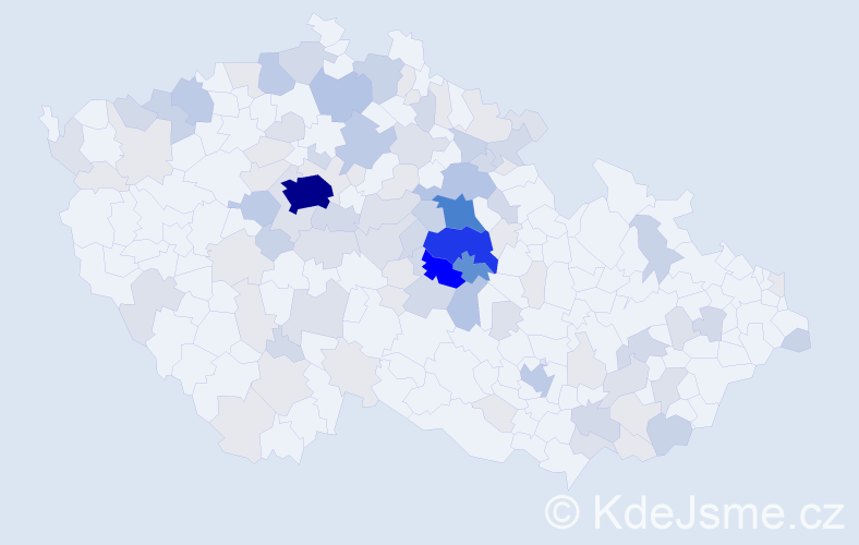 Příjmení: 'Joska', počet výskytů 340 v celé ČR