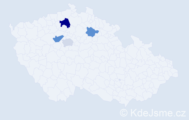 Příjmení: 'Libjak', počet výskytů 8 v celé ČR