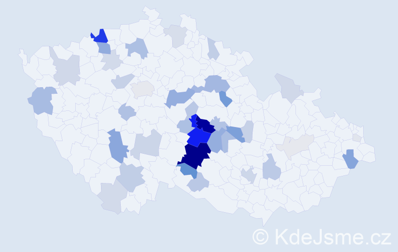 Příjmení: 'Půžová', počet výskytů 137 v celé ČR