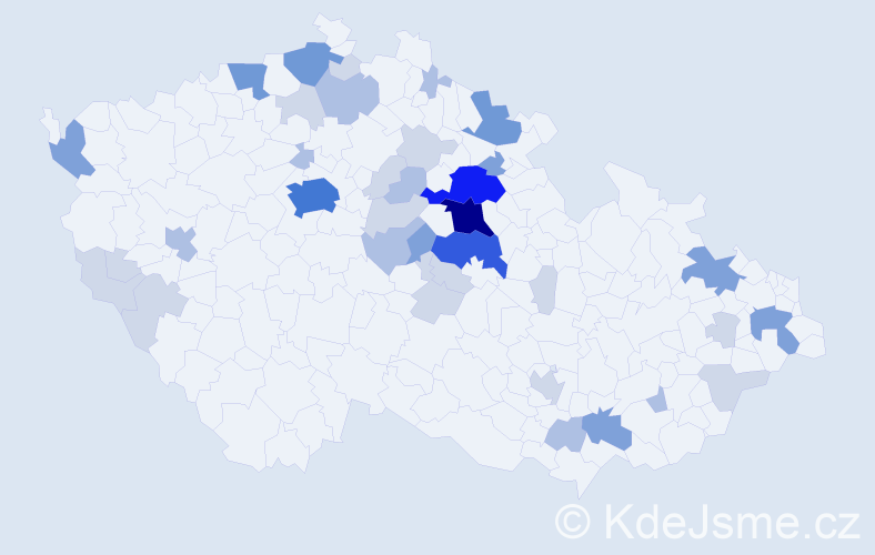 Příjmení: 'Desenská', počet výskytů 112 v celé ČR