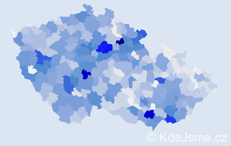 Příjmení: 'Němečková', počet výskytů 4483 v celé ČR