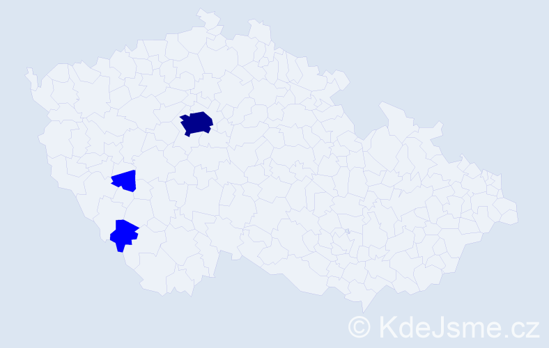 Příjmení: 'Königsbauer', počet výskytů 4 v celé ČR