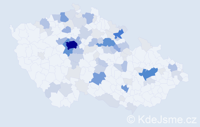 Příjmení: 'Andres', počet výskytů 291 v celé ČR