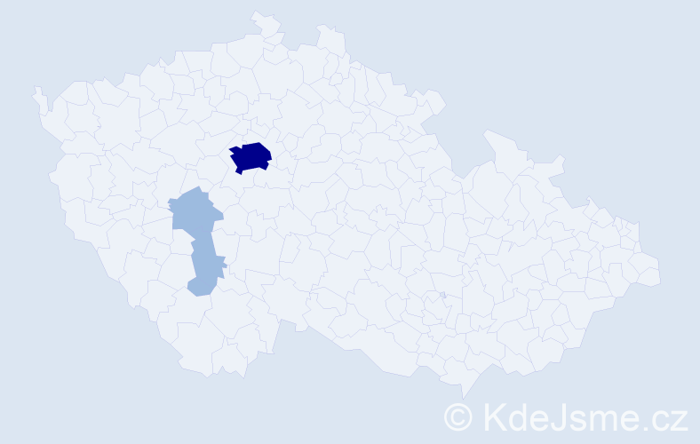 Příjmení: 'Kassayová', počet výskytů 7 v celé ČR