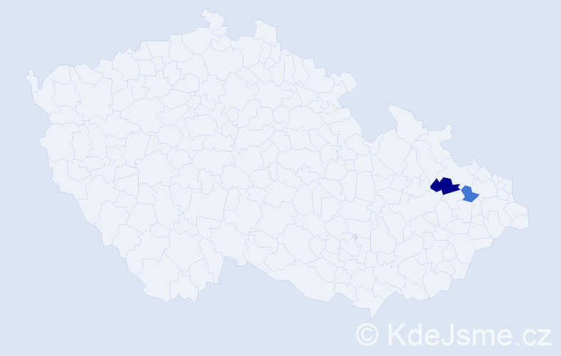 Příjmení: 'Laschoberová', počet výskytů 2 v celé ČR