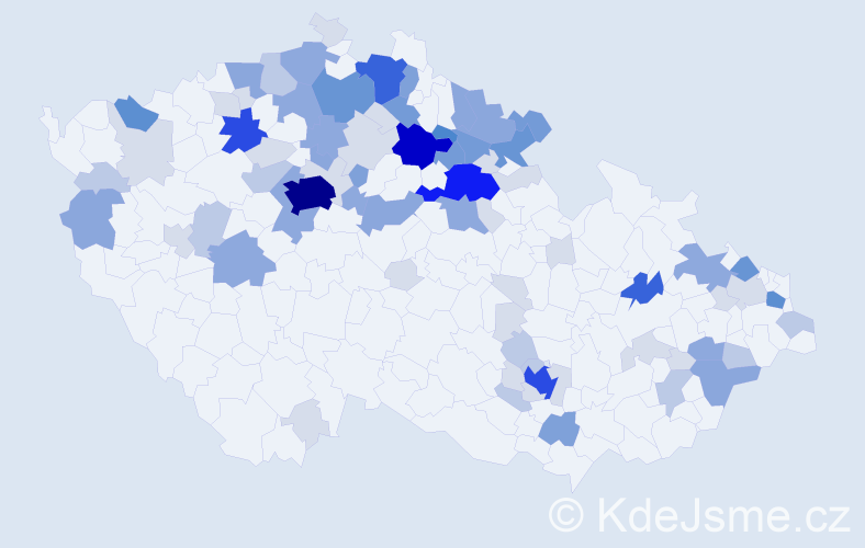 Příjmení: 'Groh', počet výskytů 279 v celé ČR