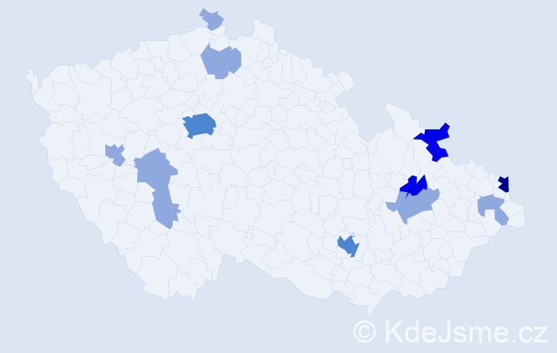Příjmení: 'Michailidisová', počet výskytů 29 v celé ČR