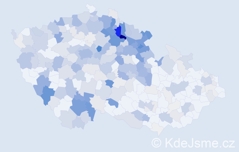 Příjmení: 'Matoušová', počet výskytů 1223 v celé ČR