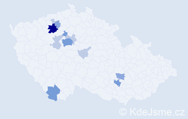Příjmení: 'Traxl', počet výskytů 31 v celé ČR