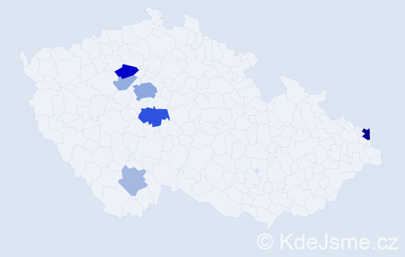 Příjmení: 'Goetzová', počet výskytů 18 v celé ČR