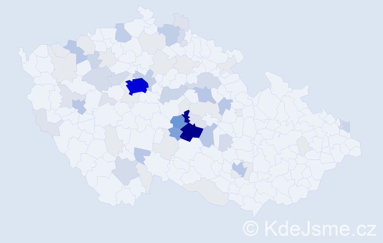 Příjmení: 'Kopicová', počet výskytů 252 v celé ČR