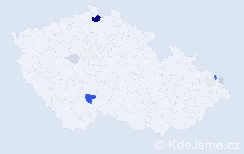 Příjmení: 'Grežďo', počet výskytů 23 v celé ČR