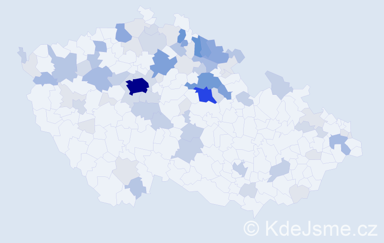 Příjmení: 'Vrbata', počet výskytů 264 v celé ČR