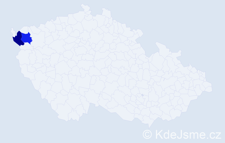 Příjmení: 'Kunzelmann', počet výskytů 2 v celé ČR