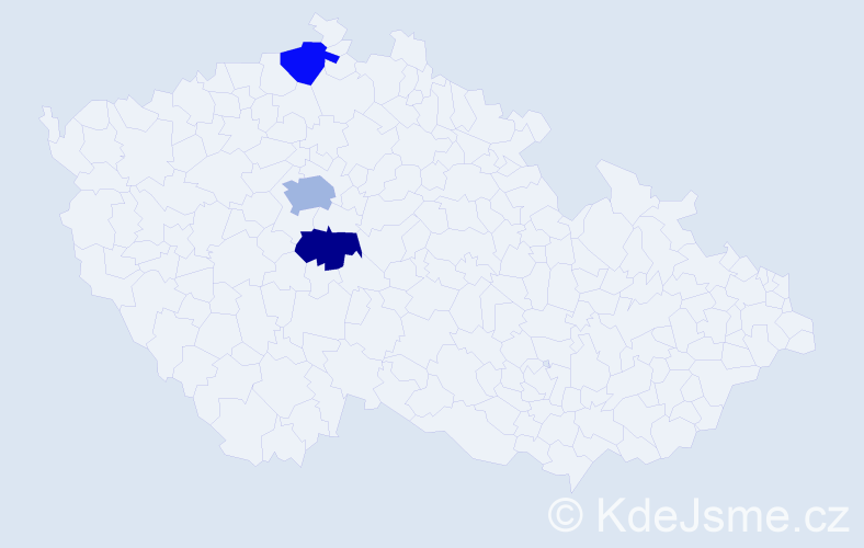 Příjmení: 'Kotelevets', počet výskytů 4 v celé ČR