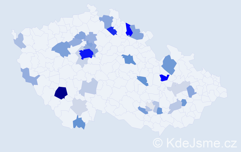 Příjmení: 'Rosokha', počet výskytů 116 v celé ČR