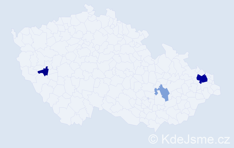 Příjmení: 'Michalczyk', počet výskytů 11 v celé ČR