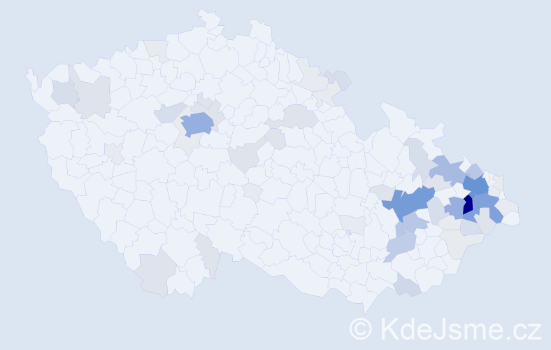 Příjmení: 'Lichnovský', počet výskytů 243 v celé ČR