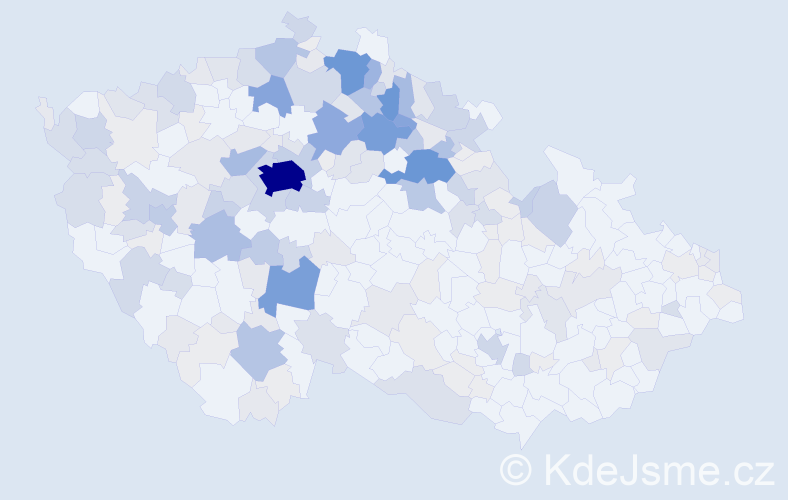 Příjmení: 'Podzimková', počet výskytů 780 v celé ČR