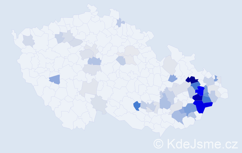 Příjmení: 'Kamasová', počet výskytů 176 v celé ČR