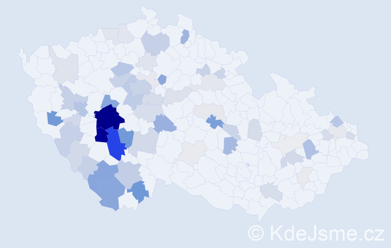 Příjmení: 'Tesková', počet výskytů 243 v celé ČR