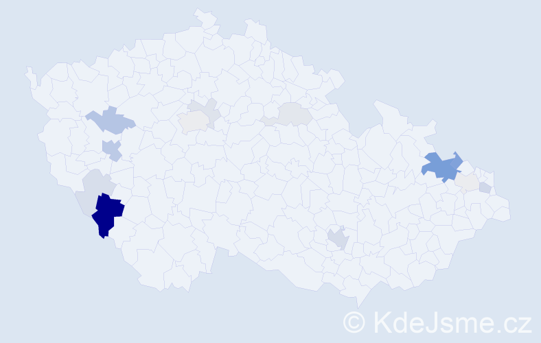 Příjmení: 'Kreisová', počet výskytů 40 v celé ČR
