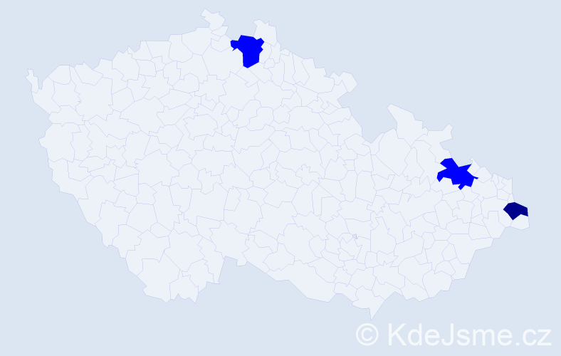 Příjmení: 'Pukanczová', počet výskytů 4 v celé ČR
