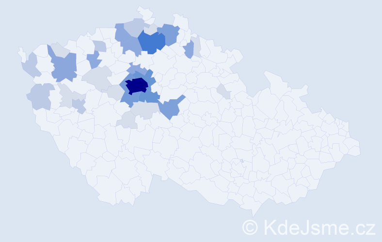 Příjmení: 'Filinger', počet výskytů 100 v celé ČR