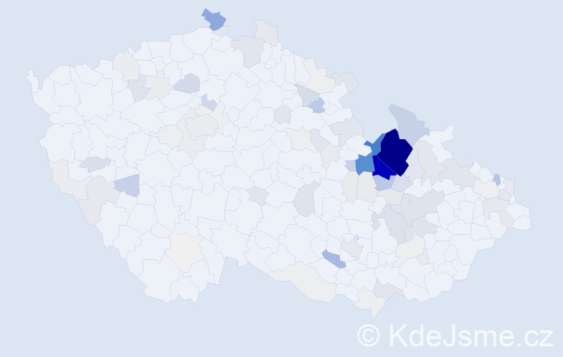 Příjmení: 'Krobotová', počet výskytů 386 v celé ČR