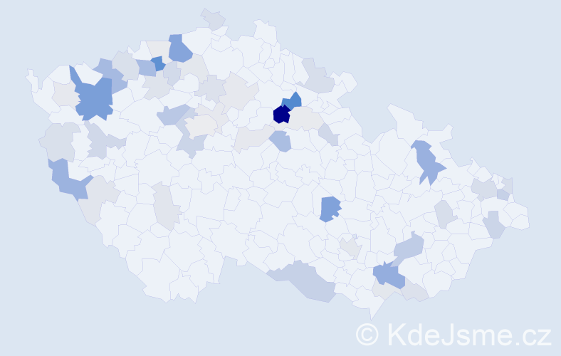 Příjmení: 'Škultéty', počet výskytů 139 v celé ČR
