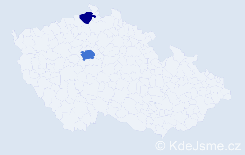 Příjmení: 'Attia', počet výskytů 6 v celé ČR