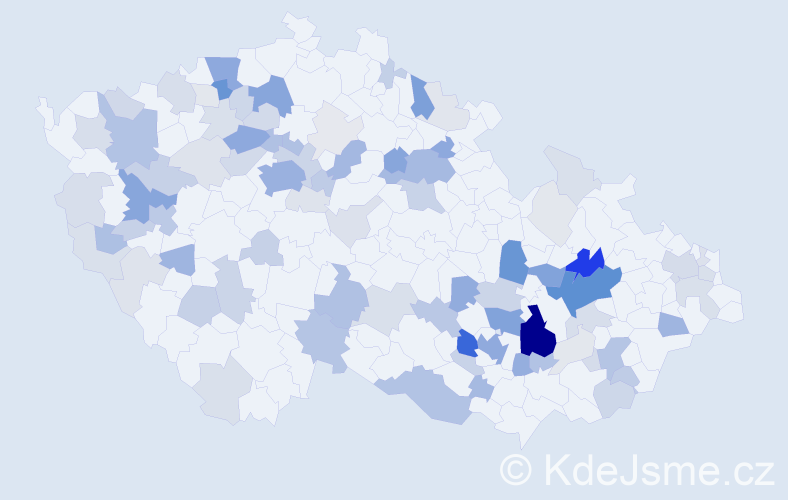 Příjmení: 'Reich', počet výskytů 319 v celé ČR