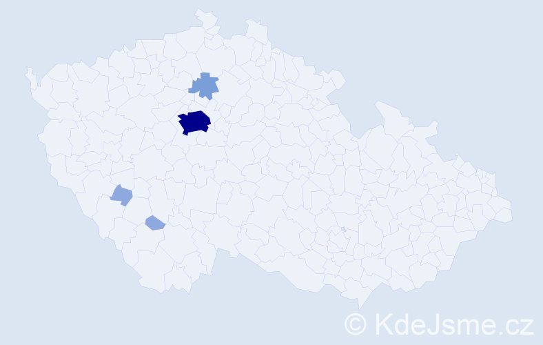 Příjmení: 'Sejkotová', počet výskytů 11 v celé ČR