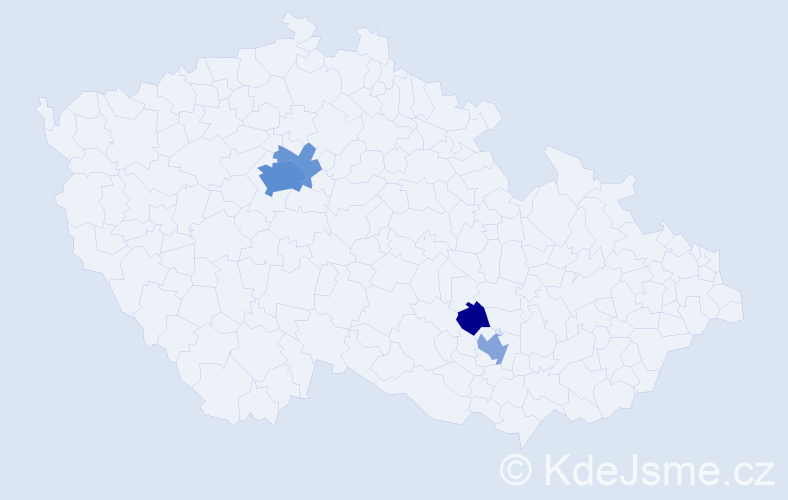 Příjmení: 'Patzel', počet výskytů 14 v celé ČR
