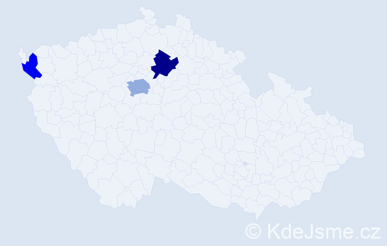 Příjmení: 'Palchuk', počet výskytů 6 v celé ČR
