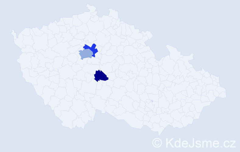 Příjmení: 'Sedmihorská', počet výskytů 8 v celé ČR