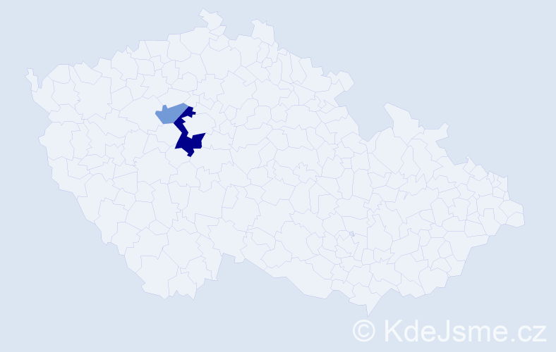 Příjmení: 'Ardonová', počet výskytů 4 v celé ČR
