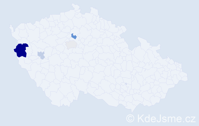 Příjmení: 'Landergotová', počet výskytů 6 v celé ČR
