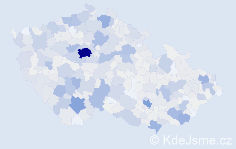 Příjmení: 'Vlk', počet výskytů 3258 v celé ČR