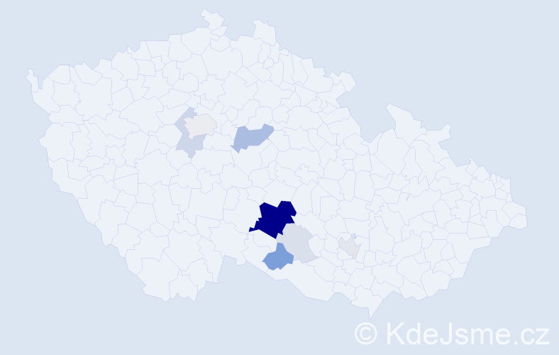 Příjmení: 'Brancuzská', počet výskytů 36 v celé ČR